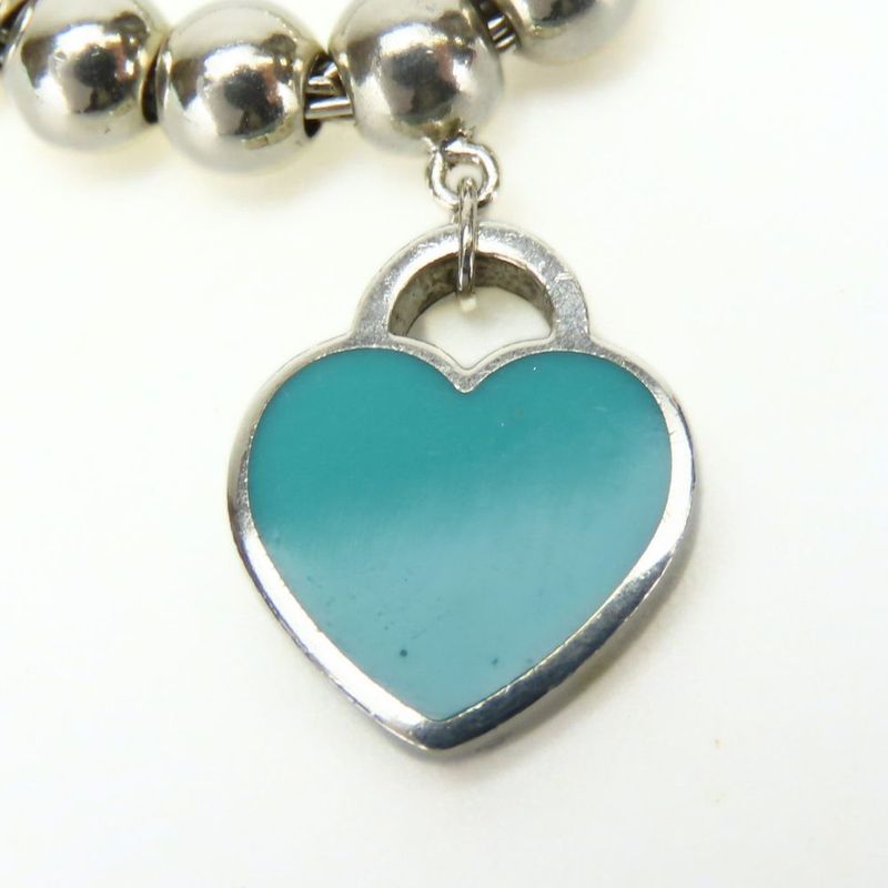 Tiffany & Co Bracelet Return To Silver 925 Diamond Approx 6.0g Silver Tiffany &