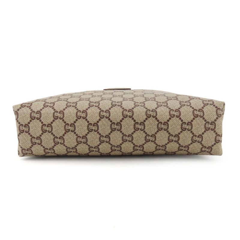 Gucci Second Bag GG Plus Beige Clutch Bag Pouch Ladies Women Gucci