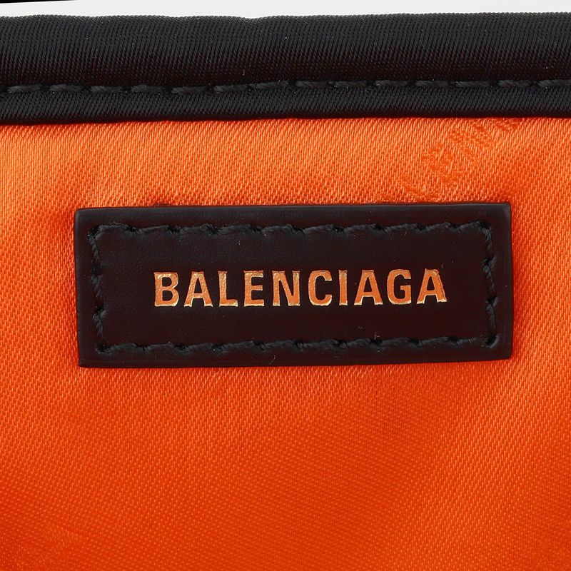Balenciaga Tote Bag Navy Cabas Su Black/orange