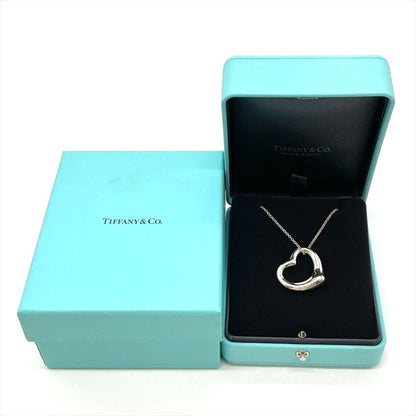Tiffany & Co Tiffany & Co Open Heart Necklace Sv925 114g Silver Large Ladies