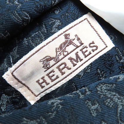 Hermes G19936 All-over Jacquard Weave Reversible Single Tailored Jacket In Navy