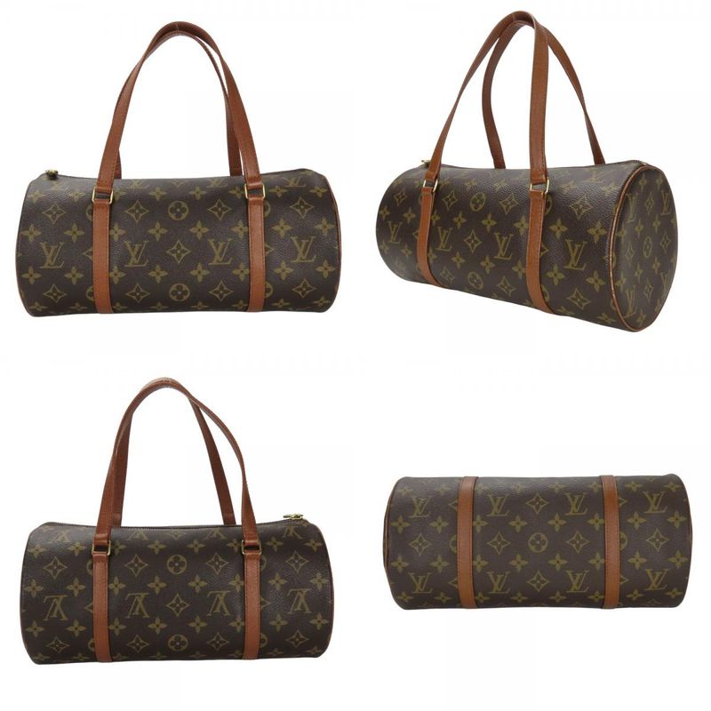 Louis Vuitton Handbag Papillon 30 M51365 Monogram Brown With Pouch Old Shape