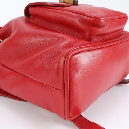 Richard Kyoto Store Gucci Control Card Bamboo Leather Mini Backpack Sac