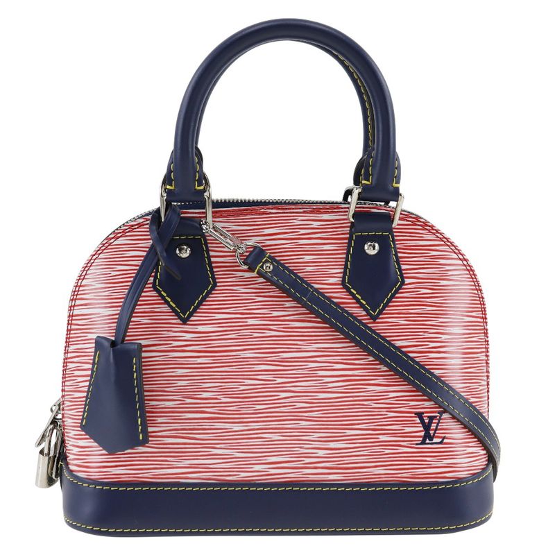 Louis Vuitton Alma BB Epi - Denim 2WAY Shoulder M54548 Epi Leather Red/navy