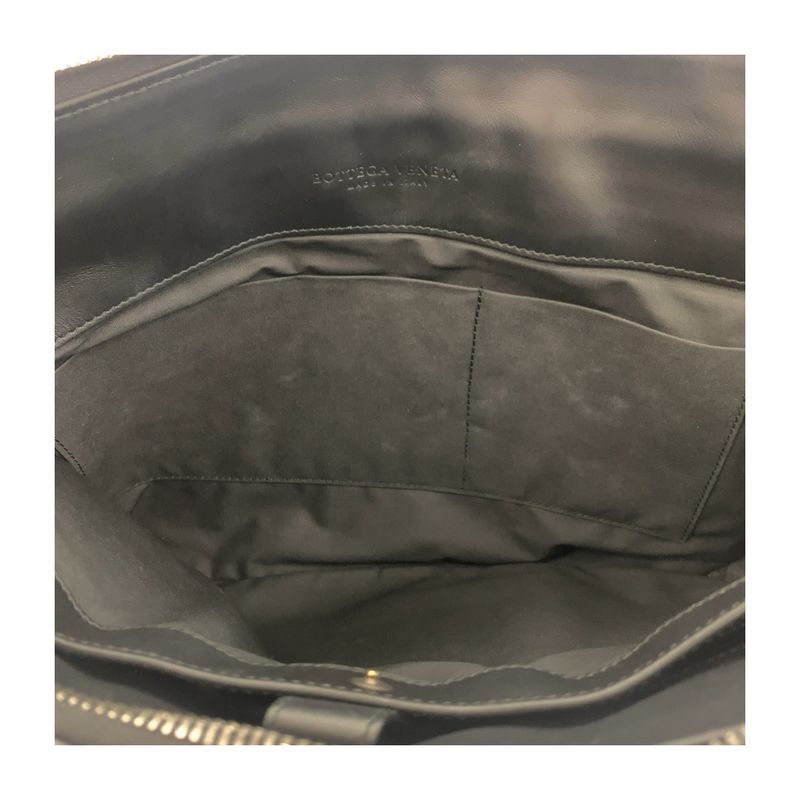 Bottega Veneta Bottega Veneta Intrecciato Black Gunmetal Hardware Leather