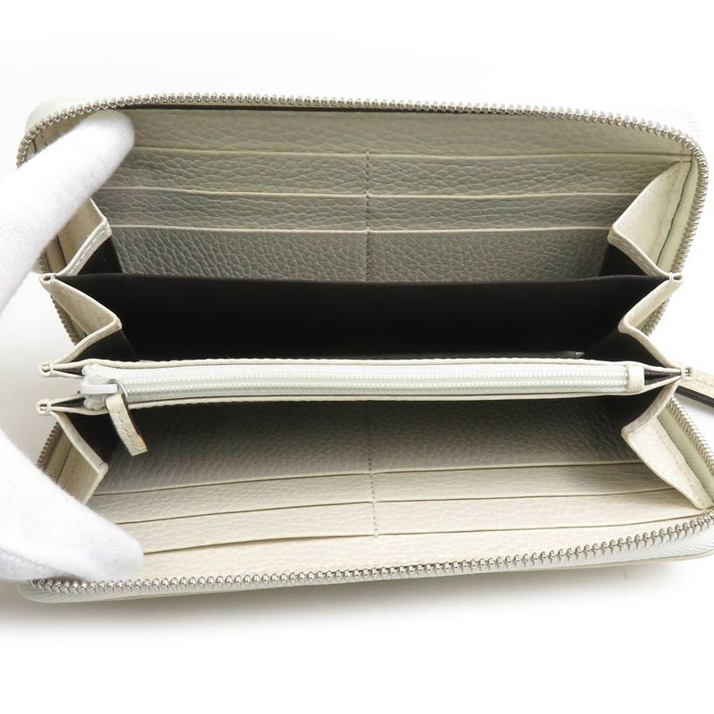 Gucci Round Zipper Long Wallet GG Marmont 456117