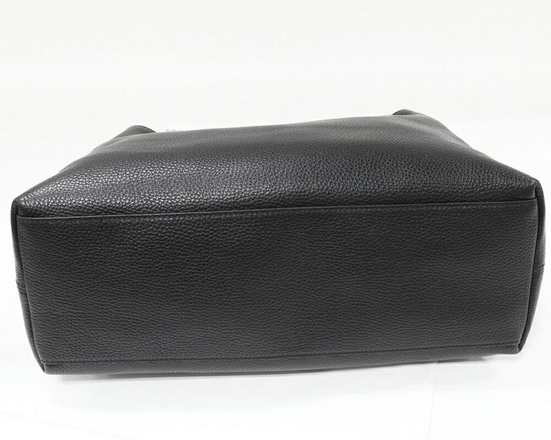 Gucci Chain Shoulder Bag Handbag Soho Chain Tote Bag Calf Black Outlet Item