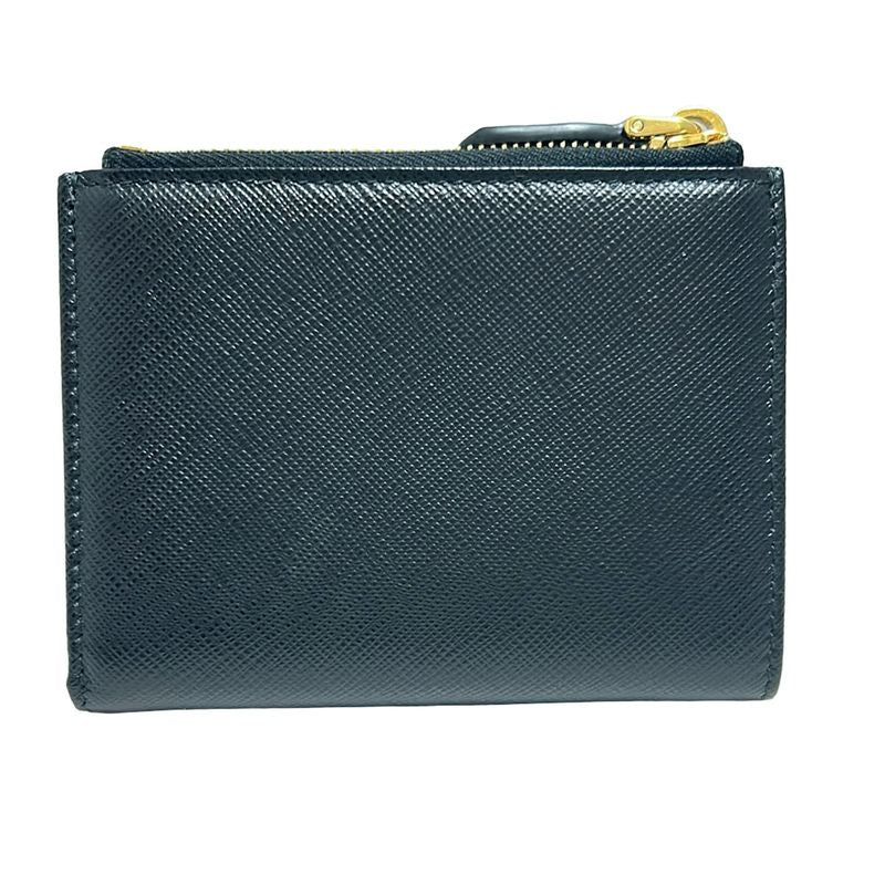 Prada Bifold Wallet - 1ml023 Black Leather