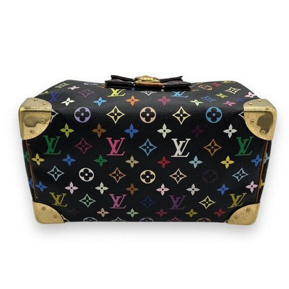 Louis Vuitton Speedy 30 Monogram Multicolor Sac Bag Black Tote Handbag