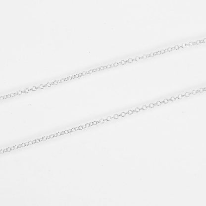 Tiffany & Co Sentimental Heart 925 Silver Ladies 2.4g Necklace