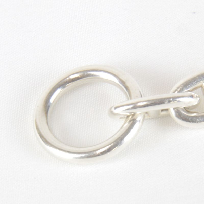 Hermes Chaine D'ancre MM Bracelet Silver 925 Silver Luxury High Brand