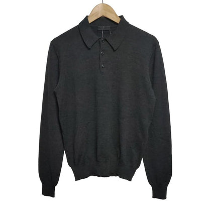 Prada Long Sleeve Sweater Size 48 M Men's - Dark Navy Regular Color
