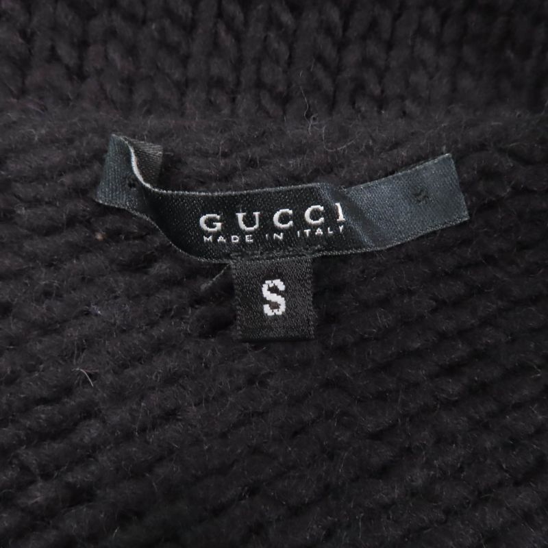 Gucci 104561 V-neck Cardigan + Sleeveless Knit 2-piece Set Thick Knit Ensemble