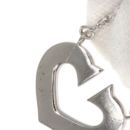 Cartier C Heart Necklace 18K White Gold Ladies
