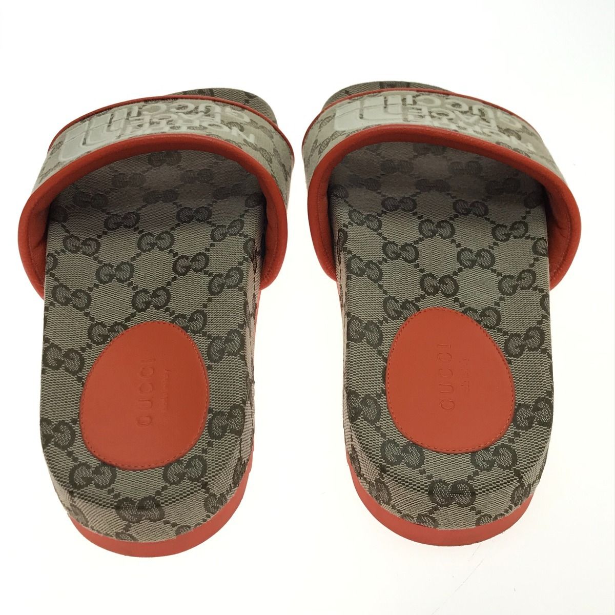 Gucci Sandals Thenorthface/679947 23.5-24cm (9.45in) 37 Orange X Brown