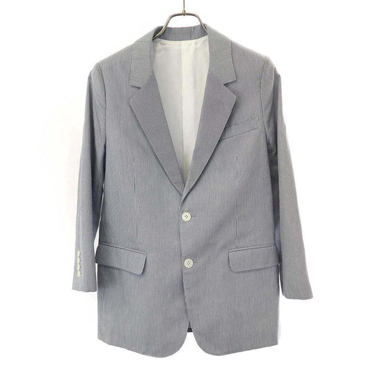 Celine Jude Striped Tailored Jacket 2v06j869w.01xb Blue 34