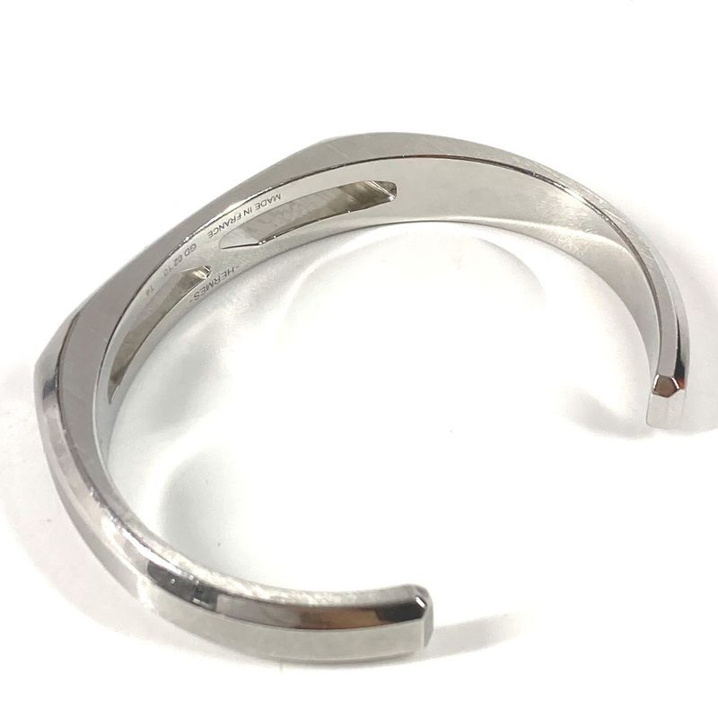 Hermes Bangle Delta Cuff Bangle SS Silver