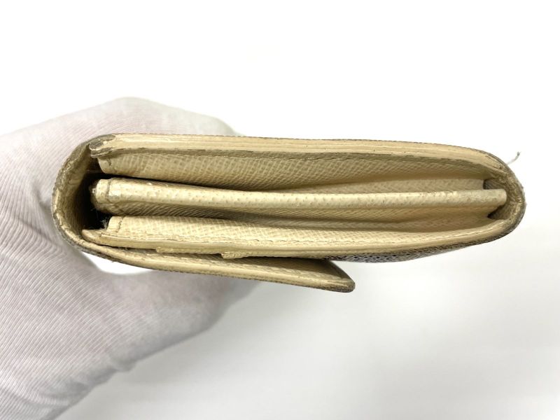 Louis Vuitton Damier Azure Portefeuille Sarah Long Wallet N61735 Ivory Made In