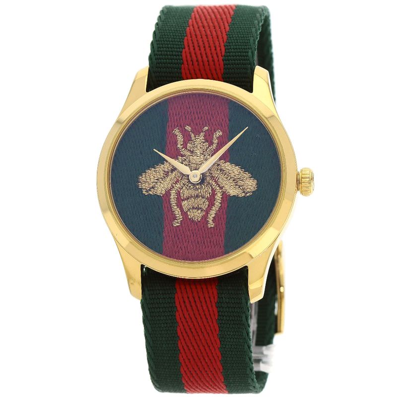 Gucci Ya1264 G-timeless Marché De Merveille Watch GP Nylon Boys