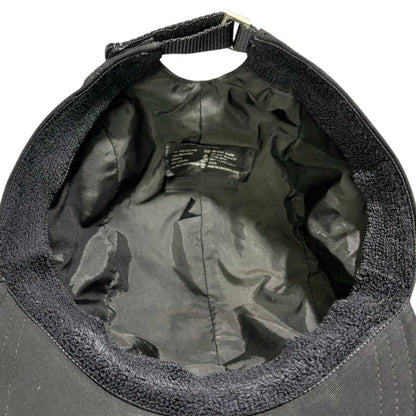Prada 00's Logo Front Pocket Jet Cap Logo Front Pocket Jet Cap L Black Y2k Tech