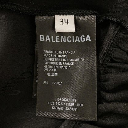 Balenciaga Long Sleeve Shirt Blouse Size 34 S Women - 647677tjn08 Black