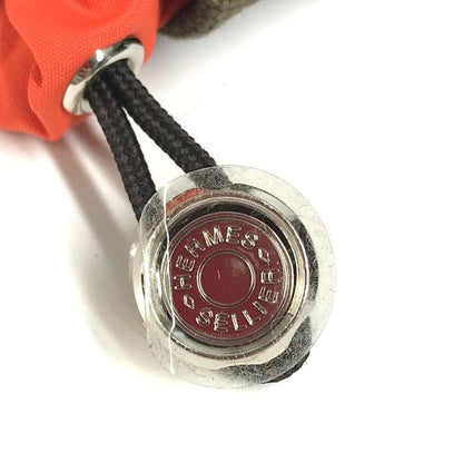 Hermes Pouch Dog Treat Pouch H800617ekaa Leather / Coated Canvas Khaki / Foo