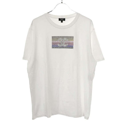 Chanel Coco Rhinestone T-Shirt C63126k10637 White M