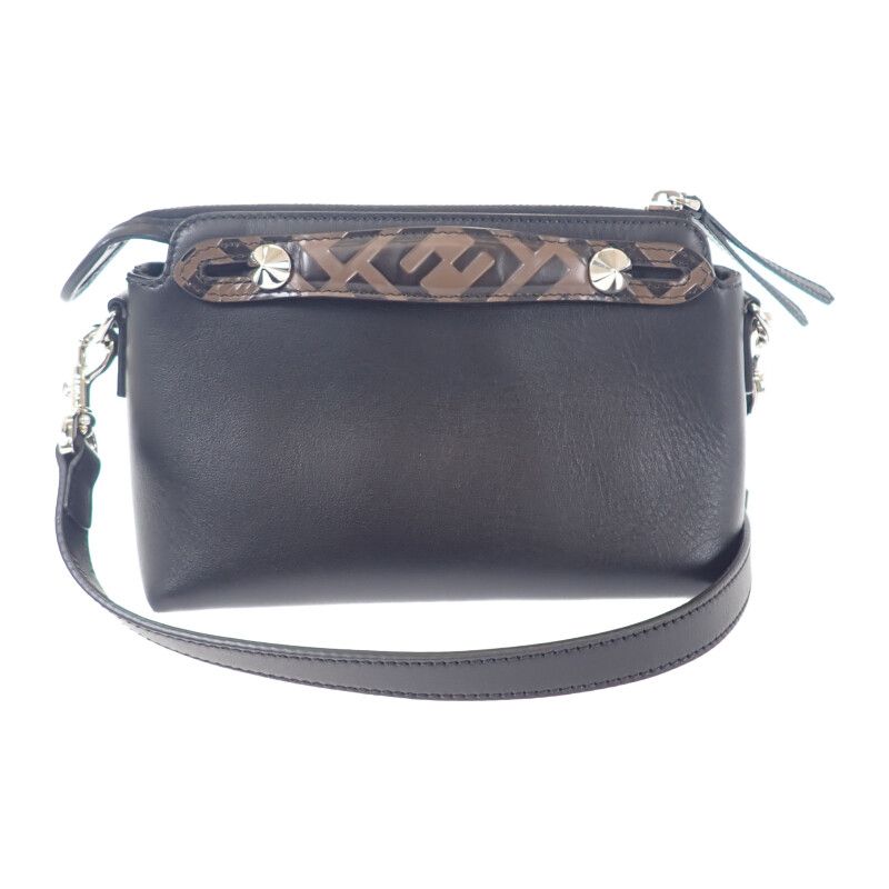 Fendi By The Way Small 8bl145a6co 2WAY Bag Handbag Shoulder Bag Calf Black