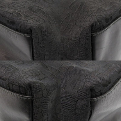 Gucci Horsebit Pattern 238695 Canvas/leather Black Tote Bag Black 0892 Gucci