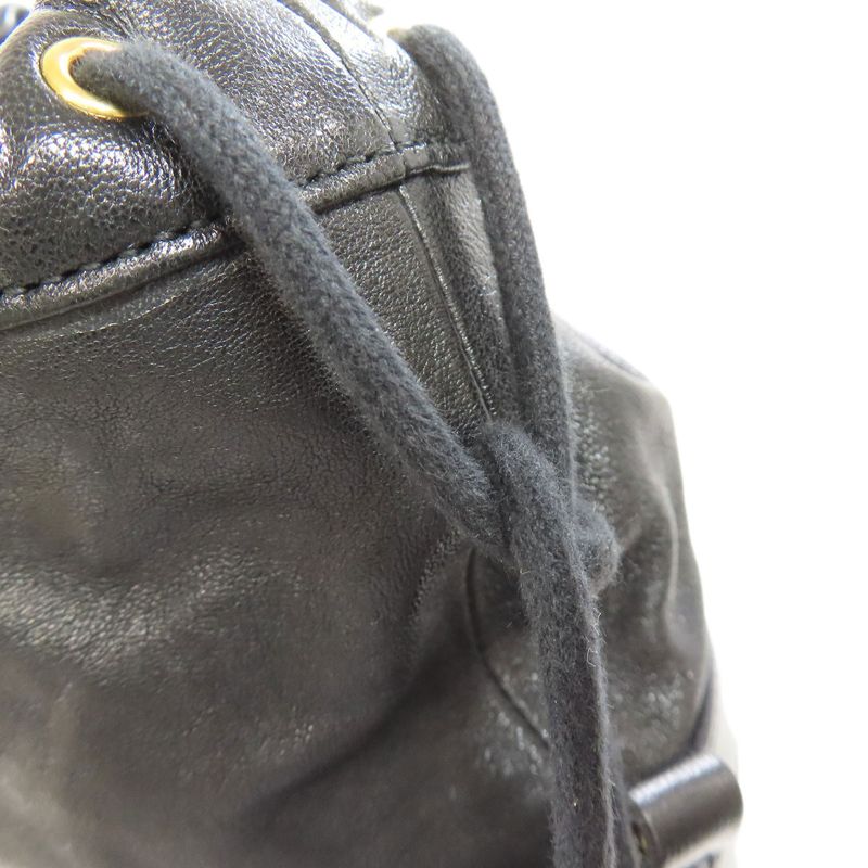 Gucci 602118 Horsebit Bucket Bag Tote Leather Women