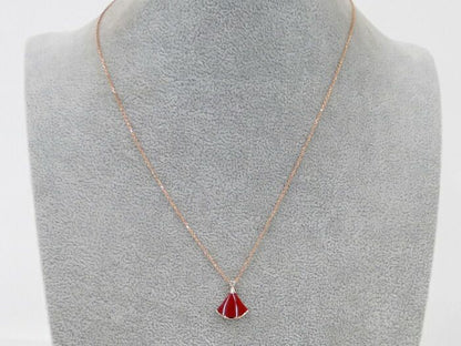 Bvlgari DIVA Dream Necklace 750pg 18K Pink Gold Pink Gold Diamond Carnelian
