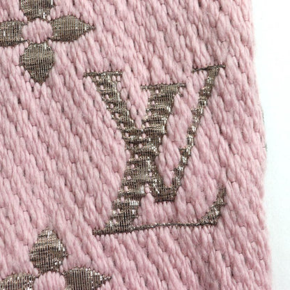 Louis Vuitton 2018 M70466 Logomania Silk Blend Rose Ballerine Monogram Scarf