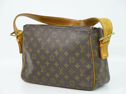 Authentic Louis Vuitton LV Viva Cité GM Monogram Shoulder Bag Handbag Brown