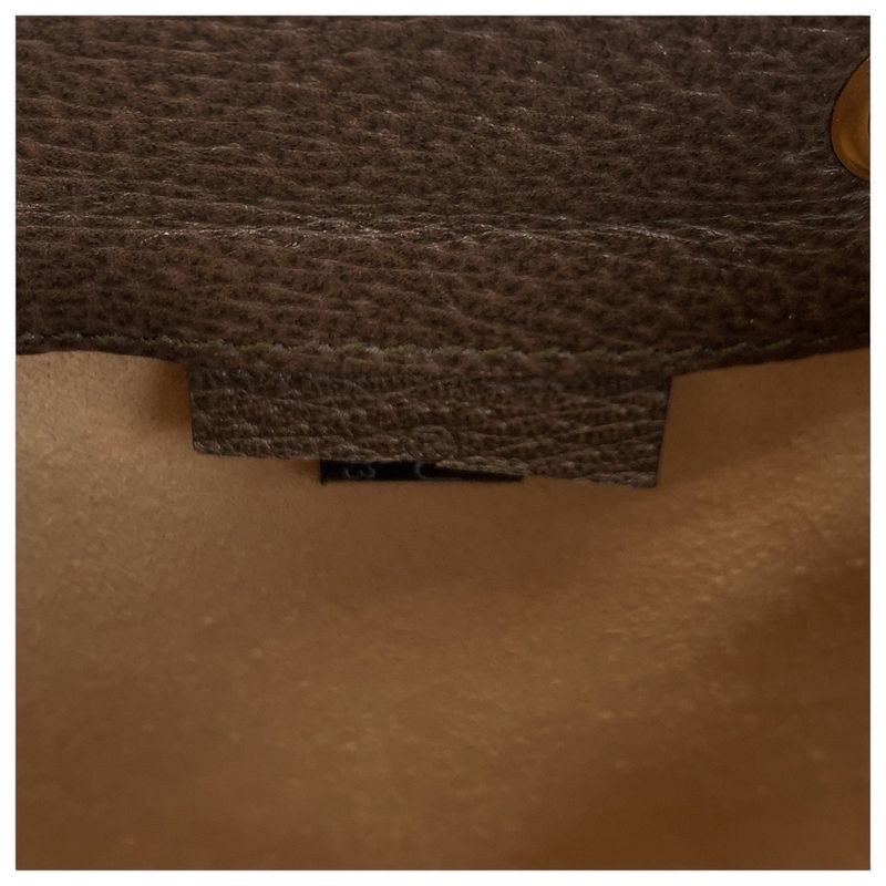 Gucci Ophidia Brown Gold Hardware GG Supreme Canvas/leather 550620 Shoulder Bag