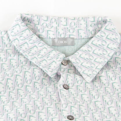 Christian Dior 023m550at099 Oblique Pattern Long Sleeve Shirt Cotton Men's