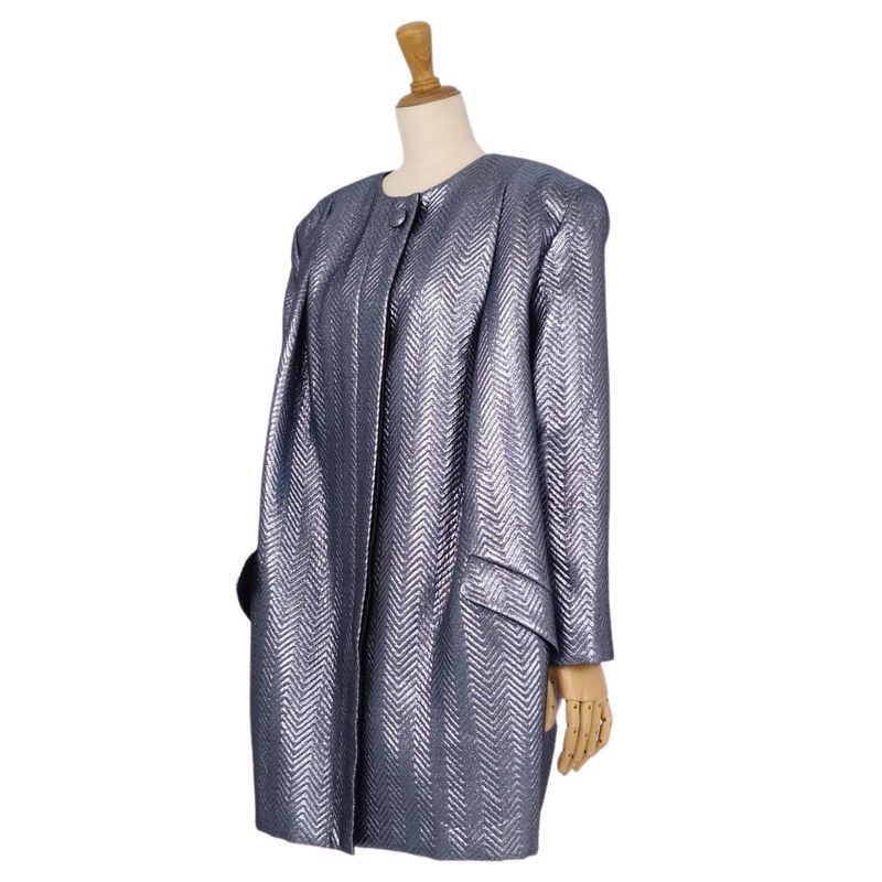 Vintage Christian DIOR Jacket Collarless Jacket None Fabric Outerwear Women's 9