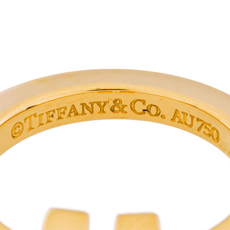 Tiffany & Co Tiffany & Co T Square Ring Ring Approx Size 8 18K Yellow Gold 60 G