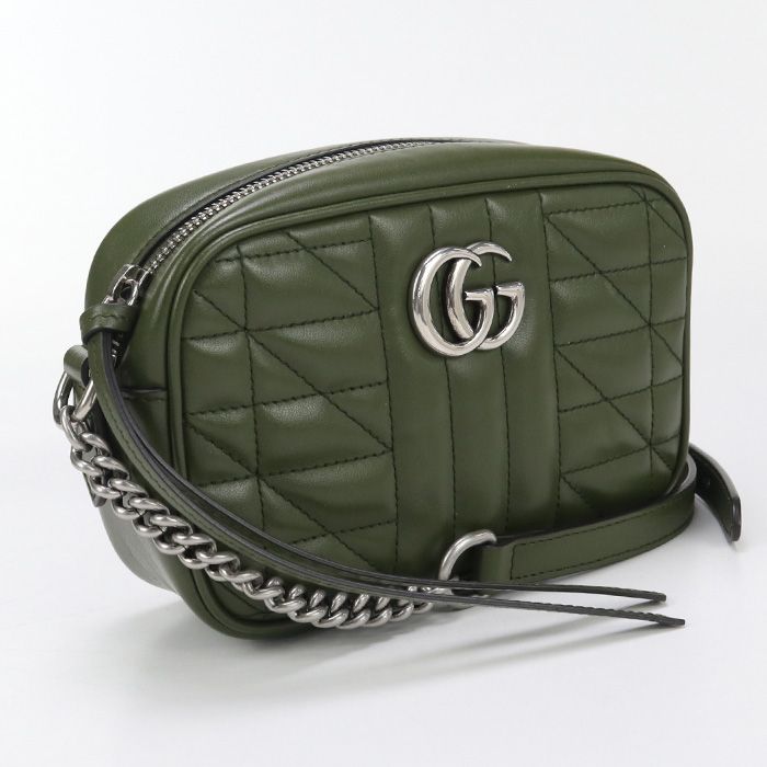 Gucci Mini Camera Bag GG Marmont 634936 Crossbody Shoulder Bag Quilted Leather