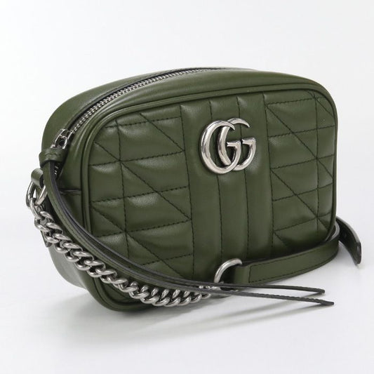 Gucci Mini Camera Bag GG Marmont 634936 Crossbody Shoulder Bag Quilted Leather