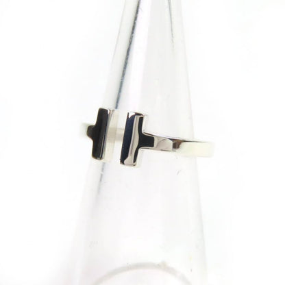 Tiffany & Co T Square Ring Ag925 Accessory Ring Silver Size Approx 9 With Box