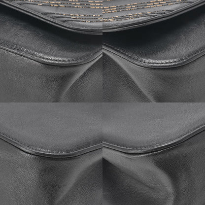 Chanel Shoulder Bag V Stitch Coco Lock Chain Shoulder Lambskin Black Gold