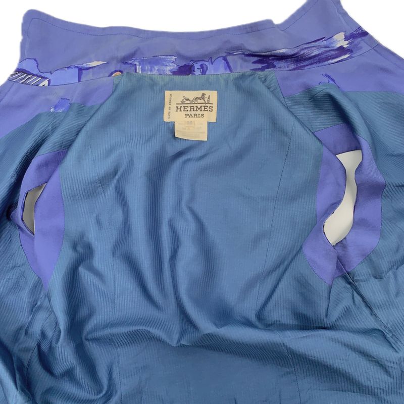 Hermes Concerto Vest Size 38 Blue