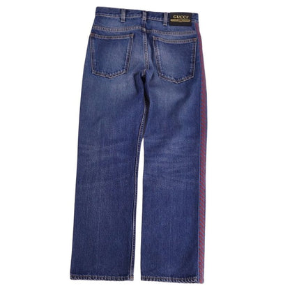 Gucci Pants Denim Pants Sideline Cotton Bottoms
