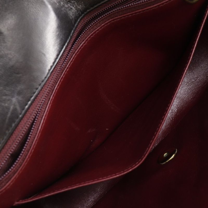 Chanel Diana 25 Matelasse Chain Shoulder Vintage A01165 Lambskin Black Ladies