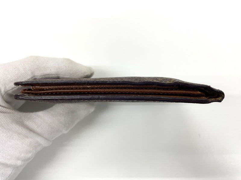 Louis Vuitton Monogram Portefeuille Florin Fold Wallet Pass Case M60026 Brown