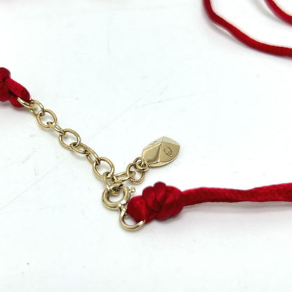 DIOR Choker Necklace Rabbit Motif Metal Gold