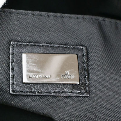 Fendi Shoulder Bag Zucca Pattern Canvas Leather Brown 32ka326