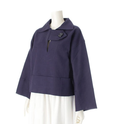 Celine Cotton Phoebe Period Pullover Top 20an8 Navy 38