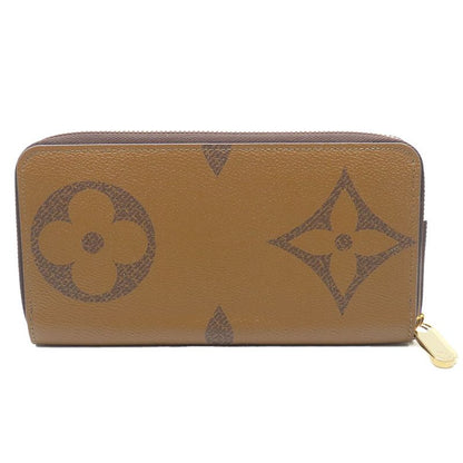 Louis Vuitton Long Wallet Zippy Wallet M69353 Monogram Reverse Brown Gold