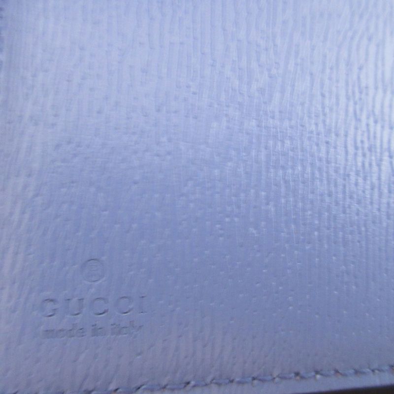 Gucci Leather 772640 Purple Bifold Wallet 0558 Gucci